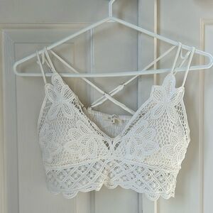 La Miel Size S Crocheted Top.